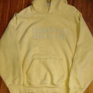 Essentials Yellow Hoodie Sweatshirt